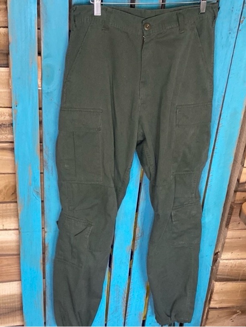 Military Olive Green Cargo bdu Pants size small regular